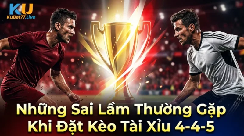 Những Sai Lầm Thường Gặp Khi Đặt Kèo Tài Xỉu 4-4-5