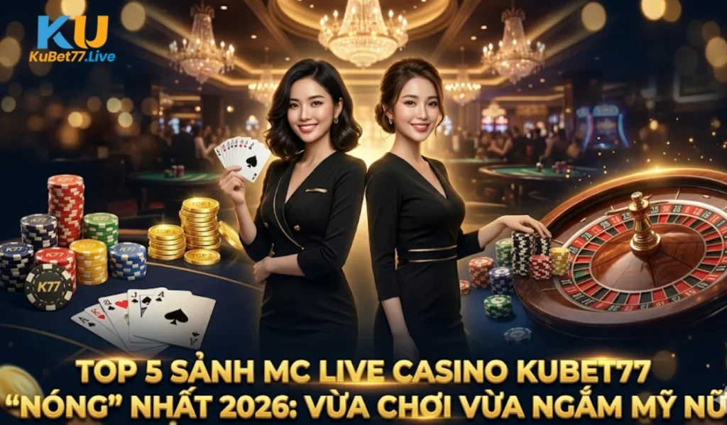 Top 5 Sảnh MC Live Casino Kubet77 "Nóng" Nhất 2026: Vừa Chơi Vừa Ngắm Mỹ Nữ
