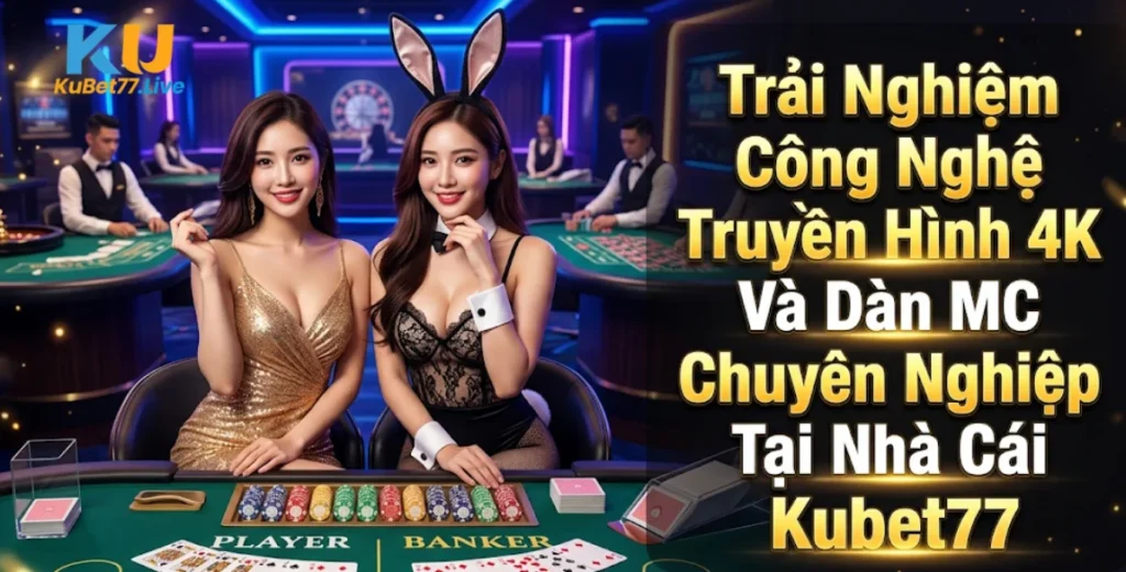 Trải Nghiệm Công Nghệ Truyền Hình 4K Và Dàn MC Chuyên Nghiệp Tại Nhà Cái Kubet77